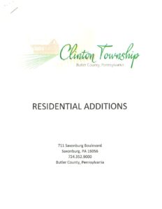Bldg Permit Residential Addition